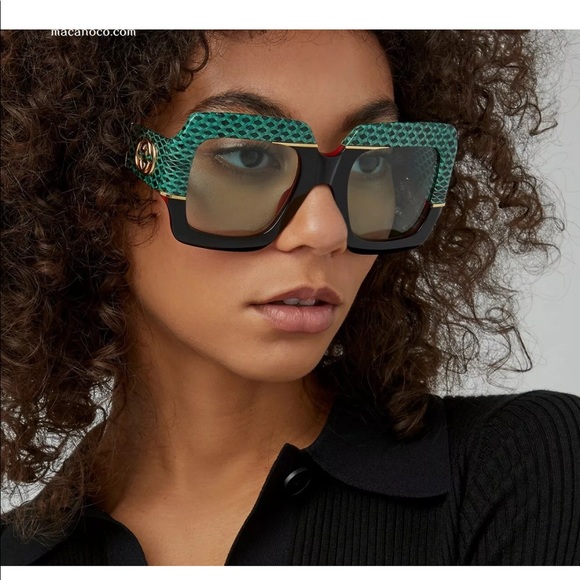 gucci snake sunglasses